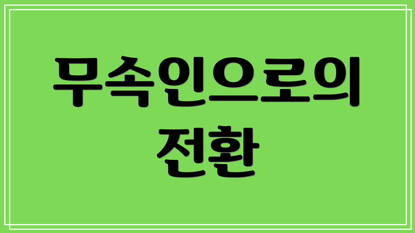 무속인으로의 전환