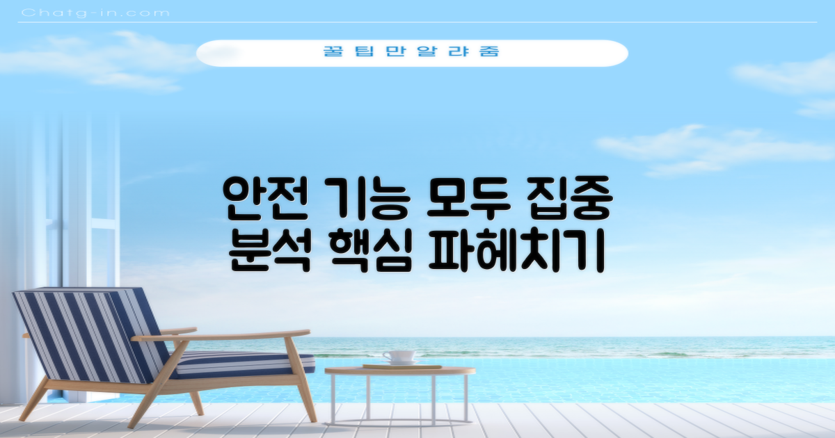 안전 기능 집중 분석
