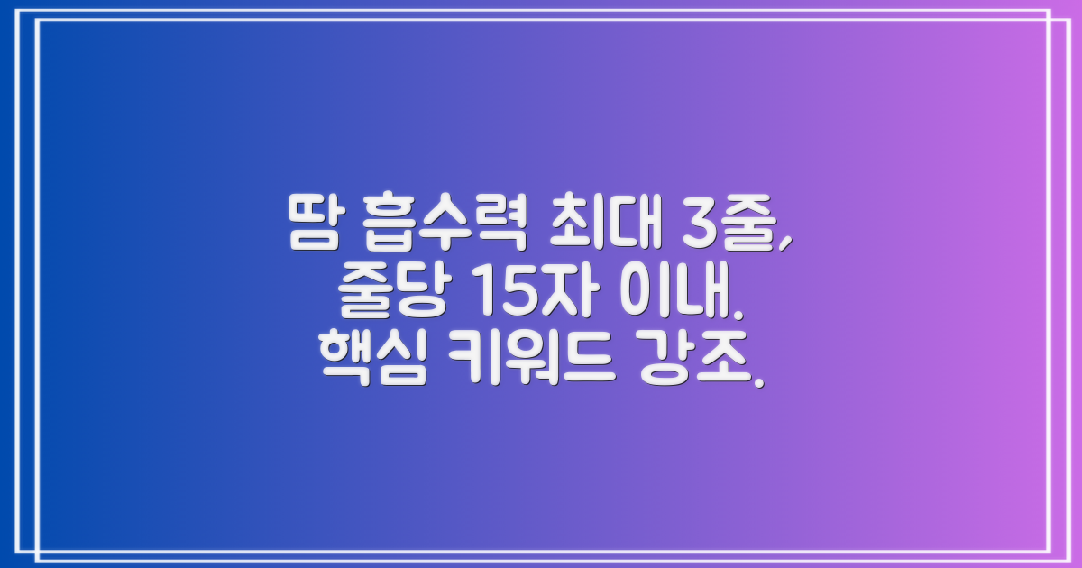 땀 흡수가 잘 될까?