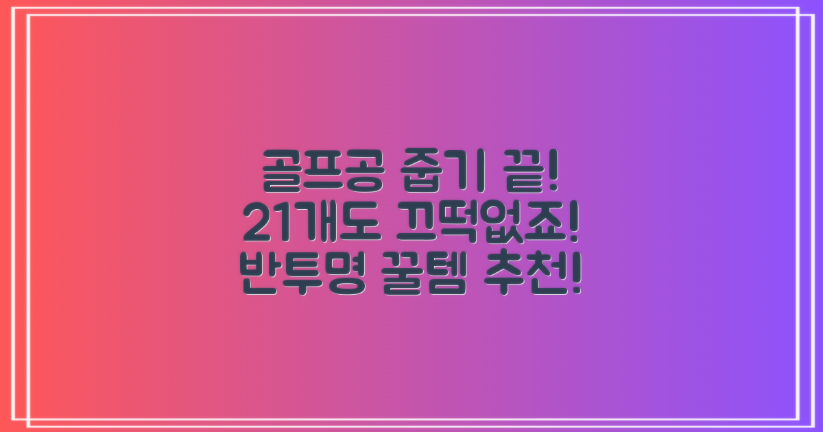 골프공 픽업기 줍기 회수기 수집기 수거기 공21개, 반투명, 1개 추천 리뷰