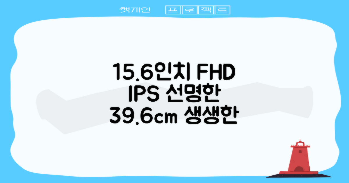 15.6인치 FHD, 39.6cm IPS 화질